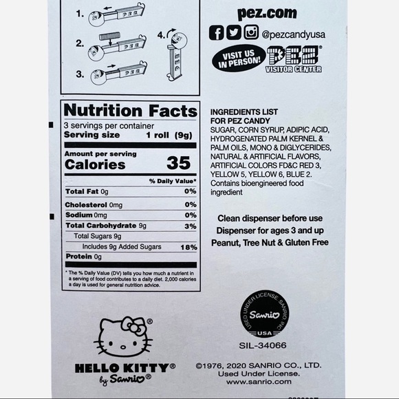 Hello Kitty Pink Pez Dispenser - Picture 3 of 5